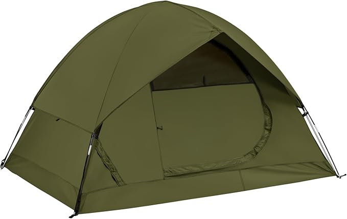 Spacious Waterproof 2/4 Person 4-Season Tent with Big Rain Fly – Versatile Outdoor Camping Tent for Hiking Backpacking and Festivals – Easy Setup &amp Durable Design