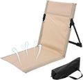 Beach Lounger - Portable Folding Travel Chair Lightweight Waterproof Sun Lounger | Adjustable Backrest Recliner Outdoor Relaxing Beach Chair for Tanning Travel Indoor and Outdoor Use