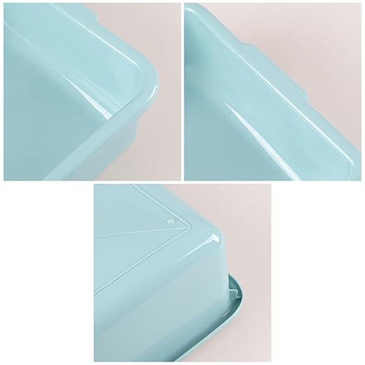 Commercial Bus Box 4-Pack Plastic Bus Tubs 13 L Green