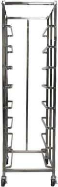 Quick Rack for Baking Pans15-Tier Commercial Kitchen Baking Rack with 4 Wheels - Perfect for Bakeries Restaurants and Food Service Operations - Heavy-Duty Mobile Storage Solution for Bak
