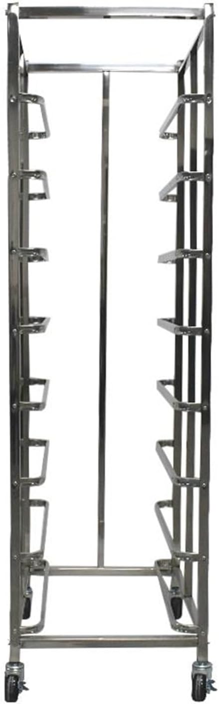 Quick Rack for Baking Pans15-Tier Commercial Kitchen Baking Rack with 4 Wheels - Perfect for Bakeries Restaurants and Food Service Operations - Heavy-Duty Mobile Storage Solution for Bak