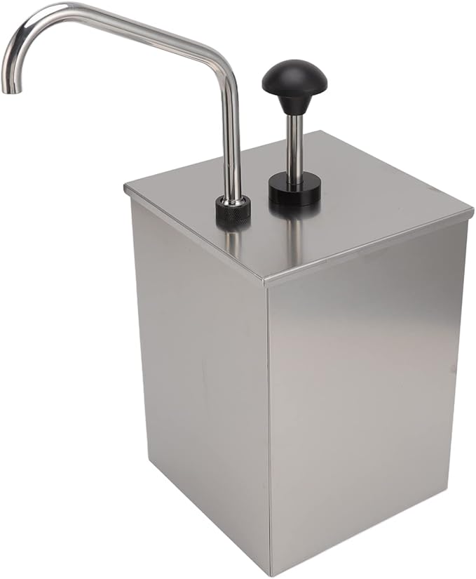 Soy Sauce Pump Dispenser Efficient Large Capacity Syrup Pressing Pump for Restaurant Kitchen Food Grade Stainless Steel