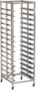 Quick Rack for Baking Pans15-Tier Bread Pan Baking Rack Commercial Kitchen Cooling Cart with Open Shelves Heavy Duty Metal Storage for Home &amp Restaurant Use (165x60x46cm)
