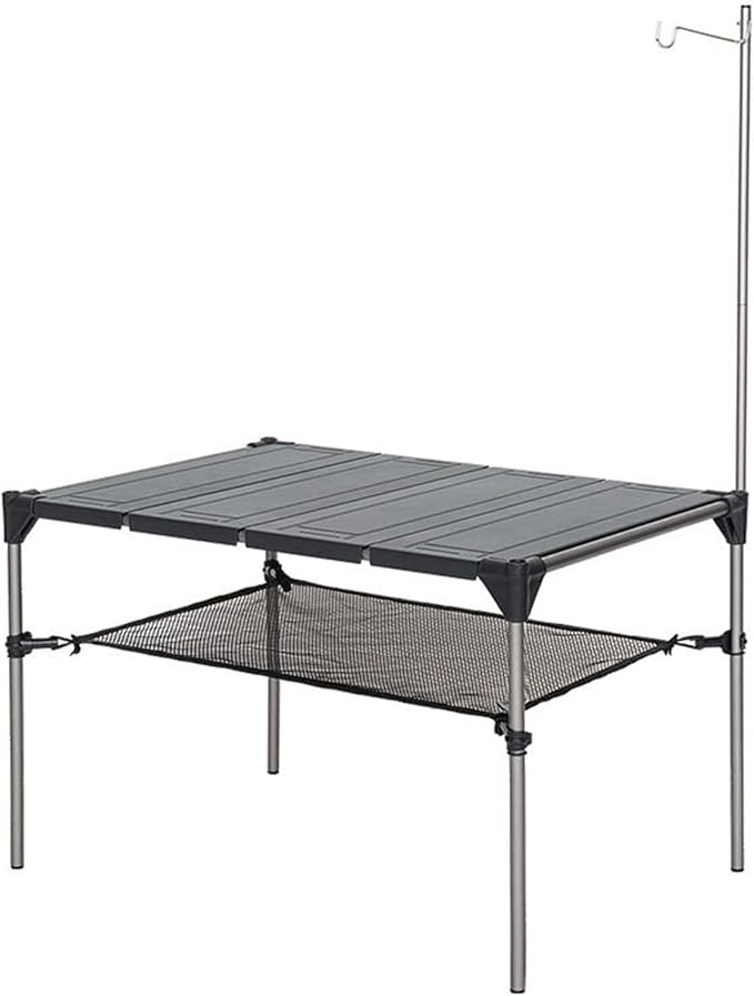 Portable Aluminum Alloy Folding Picnic Table for Outdoor Camping Lightweight and Rain Proof Detachable Design Ideal for Picnics Fishing and Beer Drinking Foldable camping table Wilderness cam