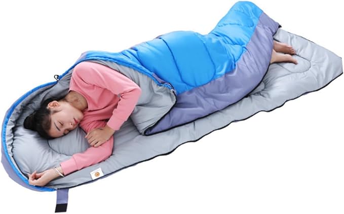 POPETPOP Camping Sleeping Bag for Backpacking Warm Lightweight Adult Outdoor Adventure