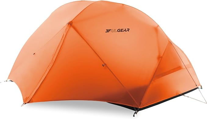 3FULGEAR Backpacking Tent Floating Cloud 2 Easy Setup 2 Person 3/4 Season Ultralight Tents Waterproof Windproof Double Layer Lightweight Outdoor Tent for Camping Hiking Hunting Survival
