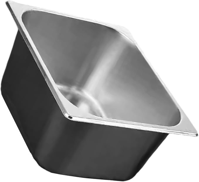 Stainless Steel TubCommercial Grade Stainless Steel Half Size Food Pan with Lid Food Preparation Tub for Kitchen Storage and Organization