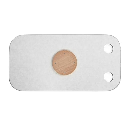 Removable Rectangular Marine RV Table Boat Table Top RV Table Top Replacement with 2 Cup Holders Aluminum Alloy Solid Wood Boat Desktop Panel for Yacht Boats (White)