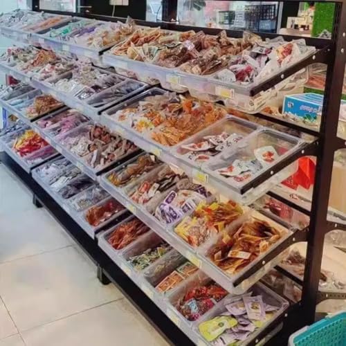 Store Display Rack Wall Mounted Storage Rack Supermarket Convenience StoreSupermarket Vegetable &amp Fruit Storage Rack - Retail Display Shelf for Kitchen Pantry &amp Supermarket - Durable Shelv