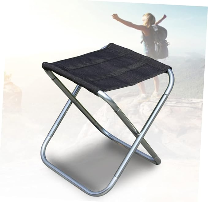 Portable Folding Stool for Camping Beach BBQ Hiking Oxford Lightweight Stool