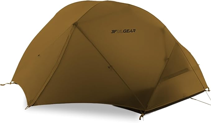3FULGEAR Backpacking Tent Floating Cloud 2 Easy Setup 2 Person 3/4 Season Ultralight Tents Waterproof Windproof Double Layer Lightweight Outdoor Tent for Camping Hiking Hunting Survival