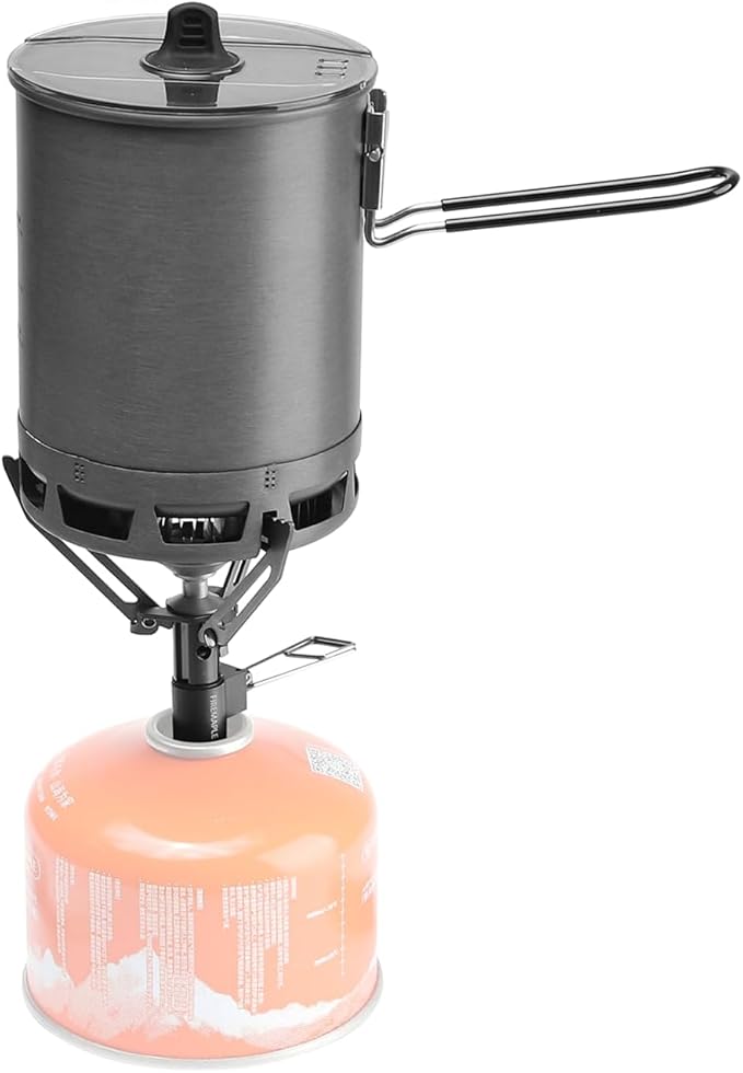 Fire-Maple Petrel Quickboil Pro Ultralight Cooking System – Compact &amp Fast-Boiling Backpacking Stove Pot Set Ideal for Hiking Solo Camping Travelling Hunting Trips etc | FMC-G3