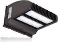 RuggedGrade 80W - Rotate IV Series LED Wall Pack with Photocell - 11400 Lumens - Color Selectable 3000K/4000K/5000K - Outdoor LED Wall Light - Brown Housing - DLC 5.1 Premium