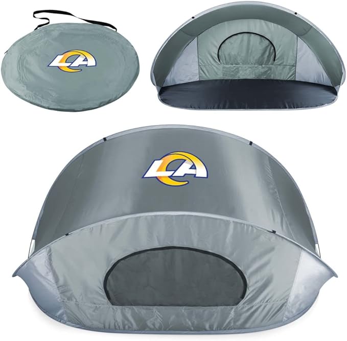 Picnic TIME NFL Manta Portable Beach Tent - Pop Up Tent - Beach Sun Shelter Pop Up