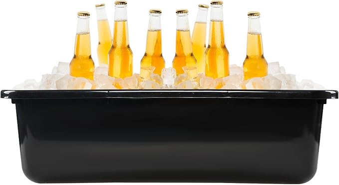 34 Liter Large Commercia Bus Tubs Plastic Bus Tray Boxes Set of 4