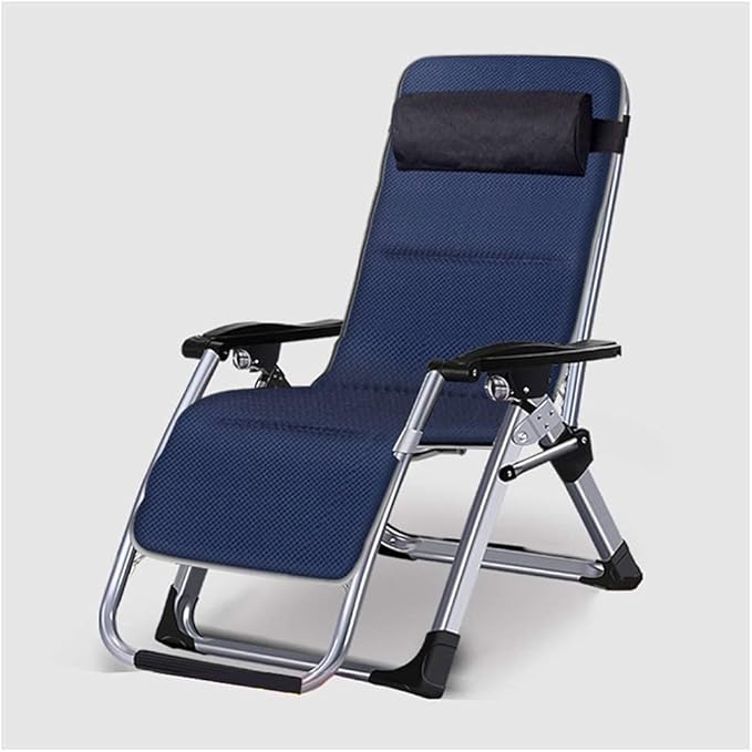 Folding Reclining Chair Heavy Duty Zero Gravity Chairs Beach Chairs Sun Loungers Lounger Deck Chairs Recliner Beach Patio Garden Camping Super Width 66/72CM