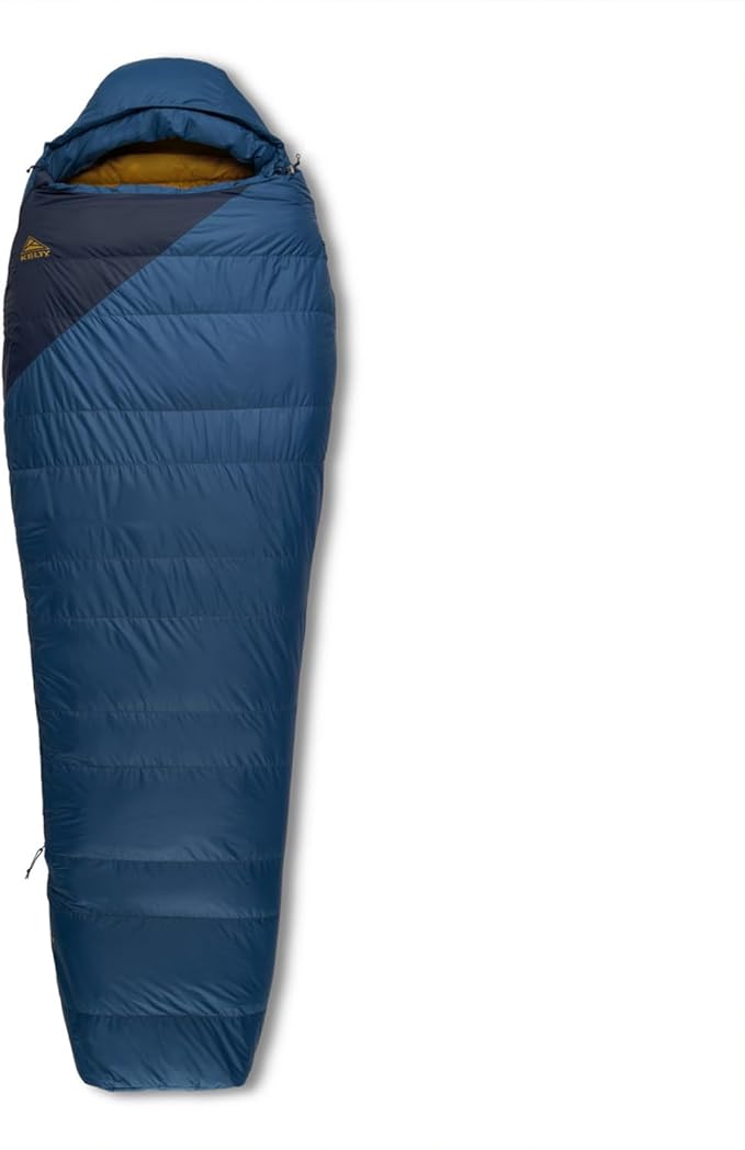 Kelty Cosmic 20 Down Mummy Sleeping Bag for Backpacking Campers 550 Fill Power Recycled Fabrics with PFAS-Free DWR Designed in Sunny Colorado
