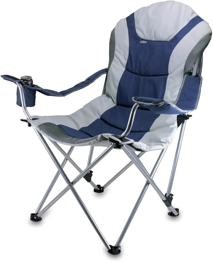 Picnic TIME NCAA Arkansas Razorbacks Reclining Camp Chair - Beach Chair for Adults - Sports Chair with Carry Bag