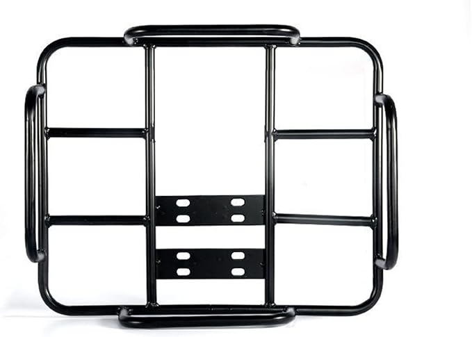Food Delivery Box Rack Rear GrilleElectric Bicycle Delivery Box Rack Rear Grille 80kg Loading Seamless Steel Tube Universal for Motorcycle(Guardrail (inner diameter 45/35))