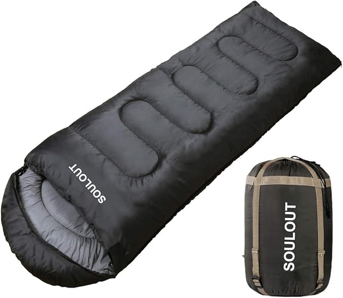 3-4 Season Sleeping Bag for Adults &amp Kids Lightweight Warm Cold Weather Camping Bag with Waterproof Compression Sack – Portable for Hiking Backpacking Traveling &amp Outdoor Adventures