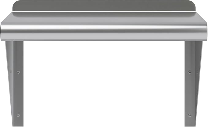 AmGood 12 X 16 Stainless Steel Wall Shelf | Metal Shelving | Garage Laundry Storage Utility Room | Restaurant Commercial Kitchen | NSF