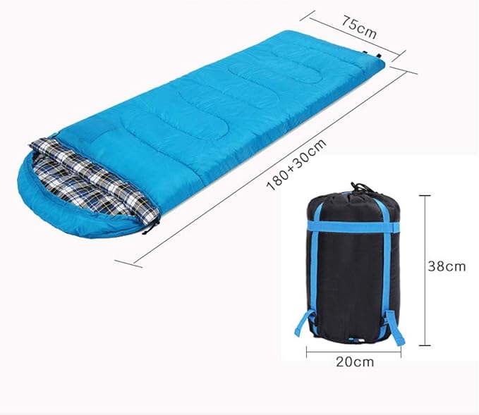 Camping Sleeping Bag Envelope Hooded Sleeping Bag Spring Seasons Autumn Bag Sleeping Leisure Outdoor