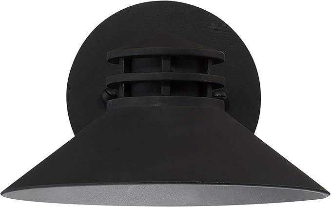 WAC Lighting dweLED Sodor 8in LED Indoor and Outdoor Wall Light 3000K in Black