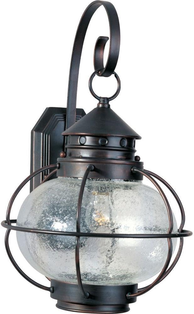 Maxim Portsmouth - 12 Inch 1 Light Outdoor Wall Lantern in Early American Style