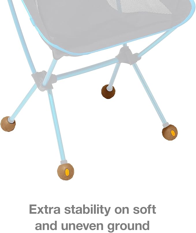 Helinox Chair Stabilizing Vibram Rubber Ball Feet (Set of 4) 45mm Coyote Tan
