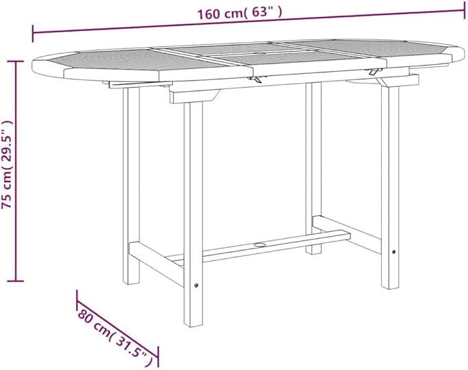 Natural Teak Wood Outdoor Table Camping Dining Table for Outdoor Furniture Kitchen Coffee Side Tables