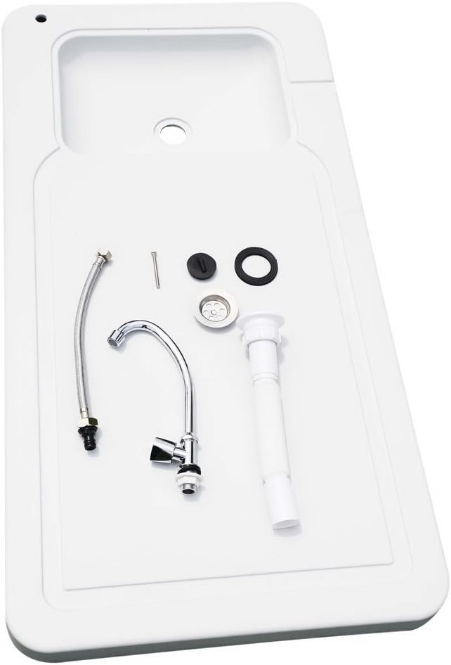 Fish Table Portable Cutting Cleaning Table for Fish Portable Sink Fish Fillet Hunting Table with Faucet and Drain Hose
