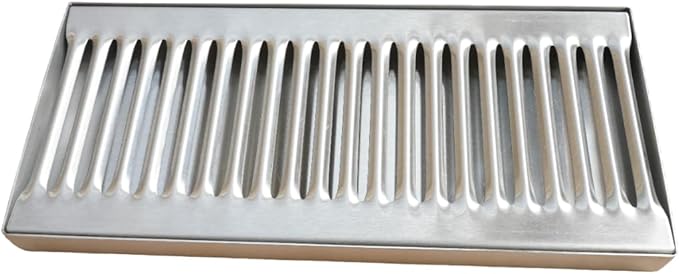 Rattleware Stainless Steel Drip Tray (5 x 11) – Durable Rust-Resistant Spill Catcher for Beverage Dispensers Coffee Makers &amp Kitchen Appliances – Easy to Clean with Sleek Modern Design