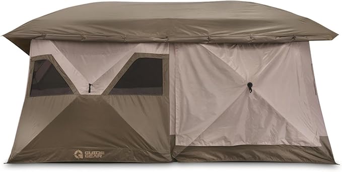 Guide Gear 8-Person Hub Camping Tent for Outdoors Family Events Weekend Travel