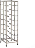 Quick Rack for Baking PansStainless Steel 8-Tier Bread Pan Rack - Commercial Countertop Baking Tray for Bakeries &amp Kitchens (166x60x46cm) - Heavy Duty Space-Saving Quick Access