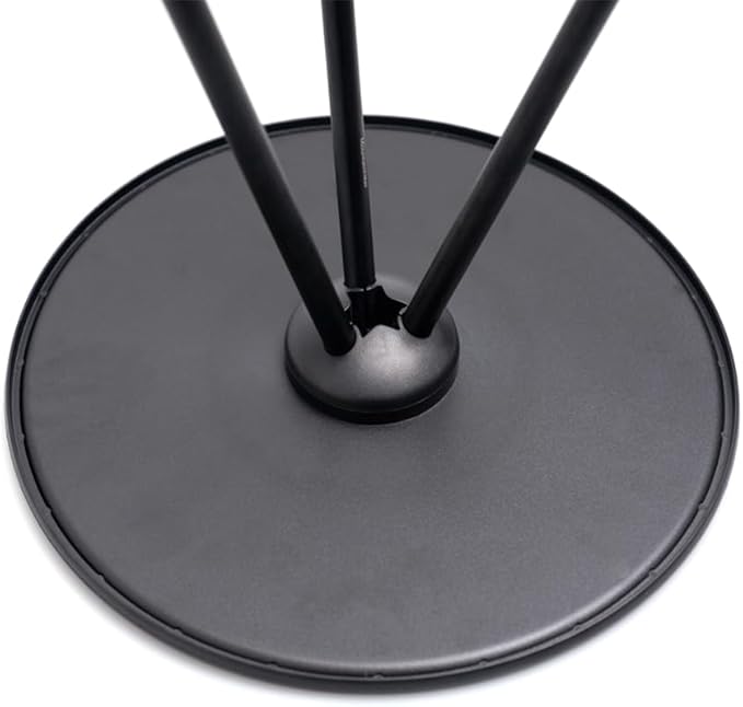 Folding Camping Table Aluminum Alloy Picnic Table Adjustable Height Telescopic Table Three-Legged Round Table for Picnic
