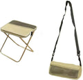 Folding Backpack Stool Sturdy Strong Load-Bearing Fishing Chair Crossbody Handbag Style Pencil Case Portable