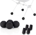 Camping Chair Stabilizing Rubber Ball Feet Compatible with Helinox Chair Detachable Anti-Slip Foot Replacement for Ultralight Portable Camping Chair on Soft Surfaces…