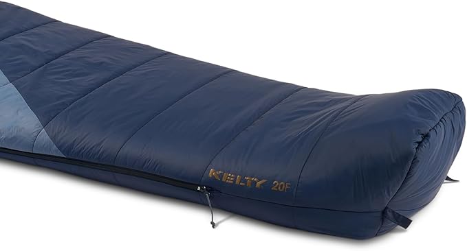 Kelty Cosmic Synthetic Fill 20 Degree Backpacking Sleeping Bag – Compression Straps Stuff Sack Included