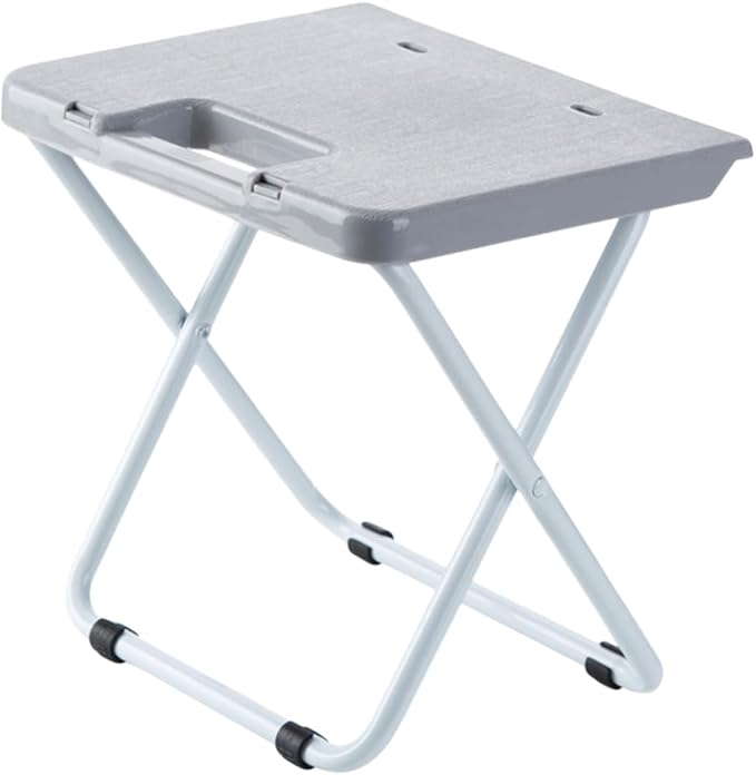 Compact Foldable Stool Portable Outdoor Chair Anti-Slip Surface Lightweight Design for Camping Hiking and Garden Use 1 Piece