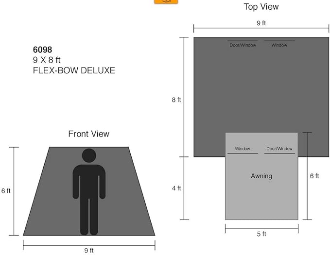 Flex-Bow Deluxe Canvas Camping Tents