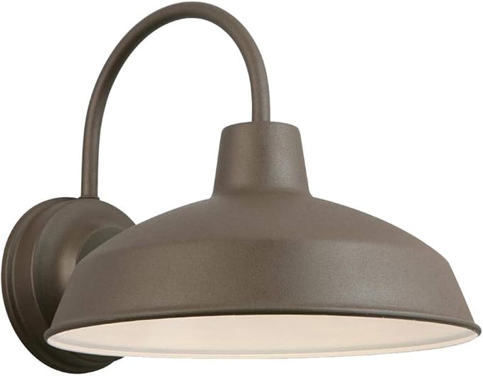 Hampton Bay Bronze Outdoor LED Wall Lantern