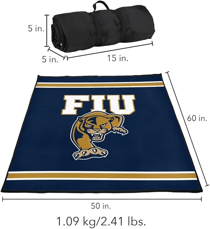 LOGOVISION Florida International University Blanket 50x60 Primary Logo OutdoorBlanket