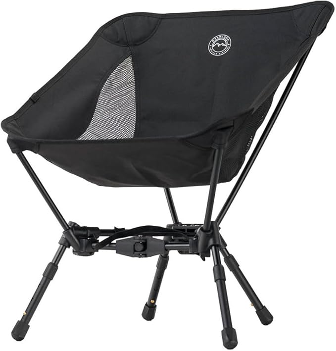 Overland Vehicle Systems Compact Camping Chair – Lightweight Folding Camp Chair with Collapsible Aluminum Frame