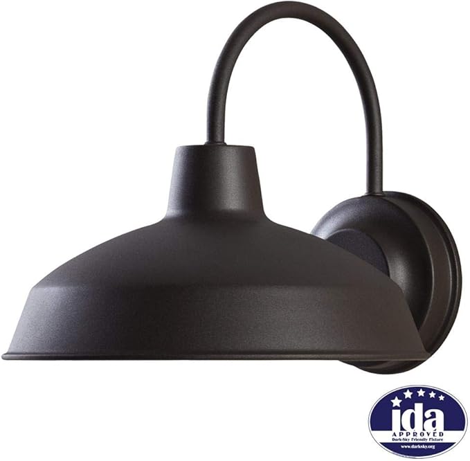 Hampton Bay Bronze Outdoor LED Wall Lantern