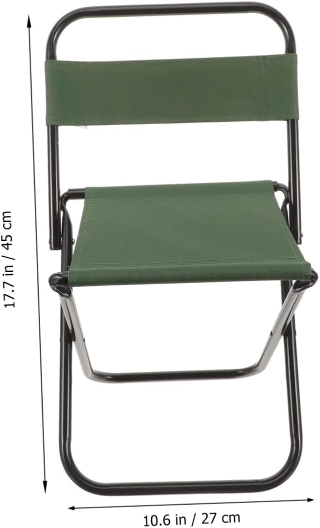 VANZACK Portable Folding Chair Compact Multi-use Fishing Stool for Camping Beach and Outdoor Activities Lightweight Space-Saving Design