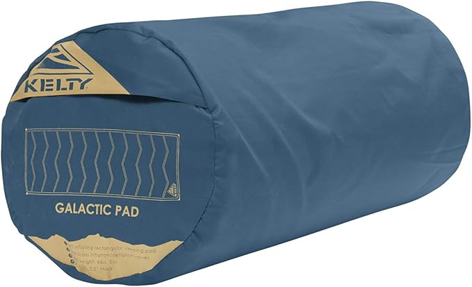 Kelty Galactic SI Sleeping Pad Self Inflating Rectangular Plush Lightweight Sleeping Mattress for Car Camping 8.4 R Value Open Cell Foam