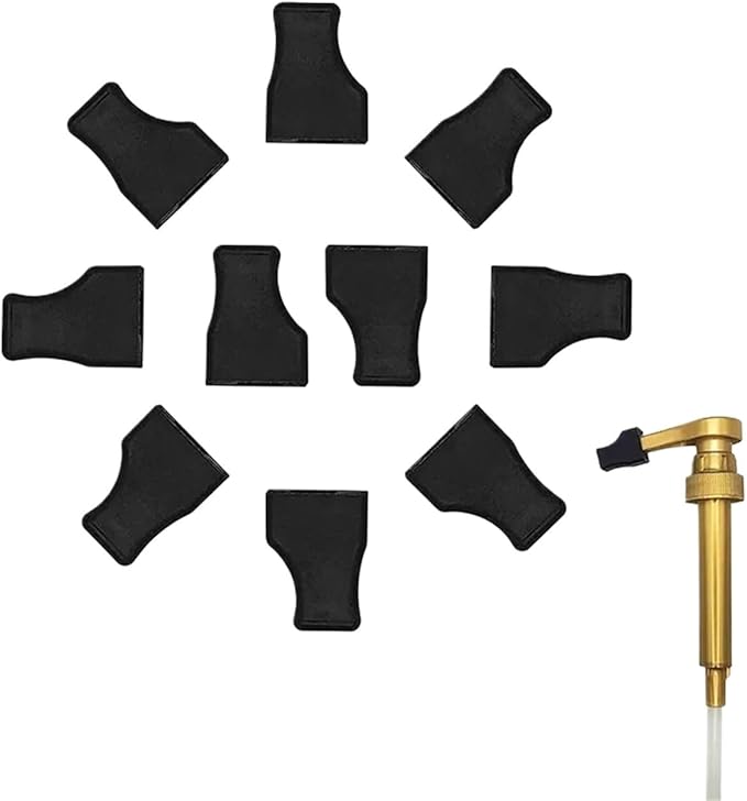 50 Pcs Silicone Syrup Pump Caps – Compatible With Coffee Oil Liquor And Beverage Dispenser Bottles