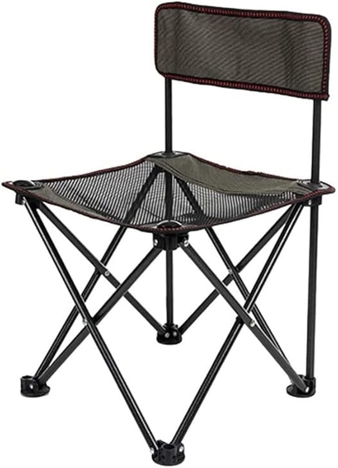 Portable Camping Chair Ultralight Folding Chair for Outdoor Activities High Load Beach Hiking Fishing Backpacking Chair with 600D Oxford Fabric