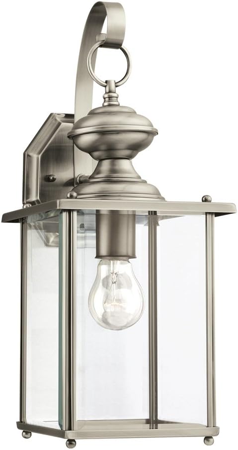 Sea Gull 8458-965 One Light Antique Brushed Nickel LanternSilver