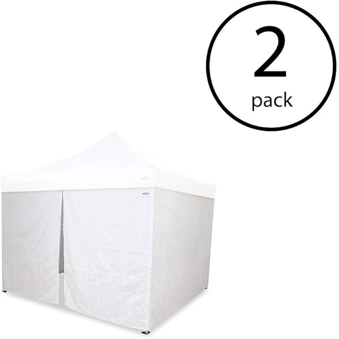 Caravan Canopy 10' x 10' Commercial Tent Sidewalls (w/o Frame/Roof) (2 Pack)